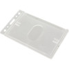 Sicurix Badge Holder,Pouch,2 7-8 inH,PK25 BAU 68140