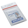 Sicurix Badge Holder,Pouch,5 1/2 inH,PK50 BAU 47840