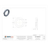 Split Lock Washer, For Screw Size M12 Steel, Metric Blue Finish, 100 PK  UST187443