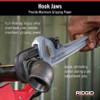 18" Aluminum Straight Pipe Wrench, Serrated, Tether Capable, 2-1-2" Jaw Capacity  31100