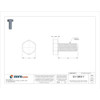 18-8, 5-16"-18 Hex Head Cap Screw, Plain Stainless Steel, 3-4 in L, 100 PK  U51000.031.0075