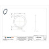 Rotor Clip External Retaining Ring, Stainless Steel, Plain Finish DSH-20SA
