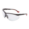 Genesis XC, Safety Glasses, Anti-Scratch, Clear Lens, Black Frame, Half-Frame