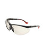 Genesis XC, Safety Glasses, Anti-Scratch, Clear Lens, Black Frame, Half-Frame  S3300