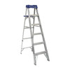 Louisville 6 ft Aluminum Stepladder, 250 lb Capacity AS2106
