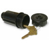 Lucky Line Key Hider, Black, Plastic, Sprinkler Key Hider 91901