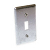 Box Cover, Switch Box Type, 1 Gang, Galvanized Zinc, Toggle Switch Cover Type