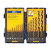 Irwin Jobber Length Drill Set,15pc,HSS 316015