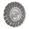 Weiler Knot Wire Wheel Wire Brush, Stem, 0.014" 94106
