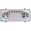Wire Cage, Steel, Surface Mount, 13 1/2 in W x 4 in H x 5 in D, White