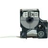 Dymo Label Tape Cartridge, Black-White, Labels-Roll: Continuous 18443