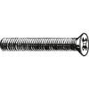 1/4"-20 x 2 in Phillips Flat Machine Screw, Zinc Plated Steel, 100 PK