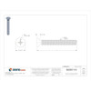 1-4"-20 x 2 in Phillips Flat Machine Screw, Zinc Plated Steel, 100 PK  U24670.025.0200