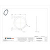 External Retaining Ring, 18-8 Stainless Steel, Plain Finish, 1-1-2 in Shaft Dia  SH-150SS