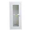Fire Extinguisher Cabinet, Semi Recessed, 26 3/4 in Height, 10 lb