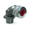 Hubbell Wiring Device-Kellems Liquid Tight Connector,1/2in.,90 deg,Wht NHC1022
