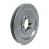 1/2 in to 1-5/8 in Quick Detachable Bushed Bore 1 Groove V-Belt Pulley 6 in OD