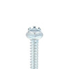 Sheet Metal Screw, #8 x 2 in, Zinc Plated Steel Flange Hex Head External Hex Drive, 250 PK