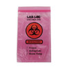 Specimen Transfer Bag, 9 In. L, PK1000, Color: Red