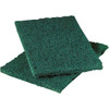 3m 6" x 9" Green Scouring Pad,Green 12pk. 86