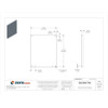 Wiegmann Interior Panel, 12 Gangs, Steel, Back Panel Box Type NP2420