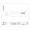 Grade 5, 3-8"-16 Hex Head Cap Screw, Black Oxide Steel, 3 in L, 25 PK  N01000.037.0300