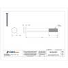 Grade 8, 3-8"-24 Hex Head Cap Screw, Zinc Yellow Steel, 3-1-2 in L, 25 PK  U04360.037.0350