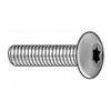 1/4"-20 x 3 in Torx Button Machine Screw, Zinc Plated Steel, 25 PK