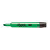 Sharpie Smear Guard Highlighter, Chisel Tip Fluorescent Green PK12 25026B