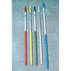Vikan 59" Color Coded Handle, 1 1-4 in Dia, White, Fiberglass 29385