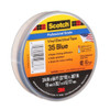 Vinyl Electrical Tape, 35, Scotch, 3-4 in W x 66 ft L, 7 mil thick, Blue, 1 Pack  10836