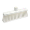 Vikan 12 in Sweep Face Broom Head, Stiff, Synthetic, White 31665
