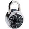 Master Lock Combination Padlock,Center,Silver 1500DWWG