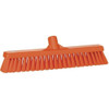 Remco 16 in Sweep Face Broom Head, Medium, Synthetic, Orange 31797