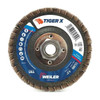 Weiler Flap Disc,4-1/2 in. x 80 Grit,5/8-11 98907