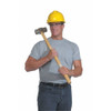 V-Gard Slotted Full Brim Hard Hat, Staz-On Suspension, Type I, Class E, White  454733