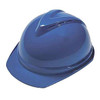Hard Hat, V-Gard 500, Polyethylene, 6 Point Ratchet, Type 1, Class C, Blue