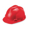 Hard Hat, V-Gard(R), Polyethylene, 4 Point Pinlock, Type 1, Class E, Red
