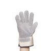 Mcr Safety Leather Gloves, Cowhide, Safety Cuff, Wing Thumb, Gray, L, 1 PR 1702L