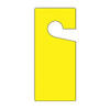 Accuform Tag, Blank, Plastic, 9 in H x 4 in W, Yellow, Rectangle, 10 PK TAD833