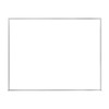 Dry Erase Board, Plastic, 24 in, 36 in, Aluminum Frame, White, Gloss