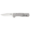 Sog Folding Knife,Clip Point,Satin,3-3/16 In SJ31-CP