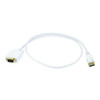Monoprice CPU Cord,  Displayport/VGA, 3ft, White 6018