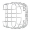 Wire Cage, Steel, Surface Mount, 6 3/4 in W x 7 1/2 in H x 6 1/8 in D, White
