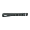 Power Strip, Surge, Rack Mounted, 5-15R, L5-20P, 15 ft., Black
