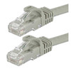Monoprice Patch Cord,Cat 6,Flexboot,Gray,50 ft. 9802