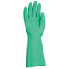 Mcr Safety Chemical Resistant Gloves, Nitrile, 13 in L, 11 mil, Green, XL, 12 PK 5310E