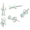 Officemate Push Pins,Clear,1-2" L,PK1200 35711