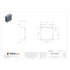 Wiegmann 1/4 Turn Latch Electrical Enclosures, 16 in H, 6 in D, 16 in W, 1, Steel N1C161606WW