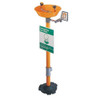 Plumbed Eyewash, Floor Mount, Plumbed, 38 in H., 16 in W  G1825P